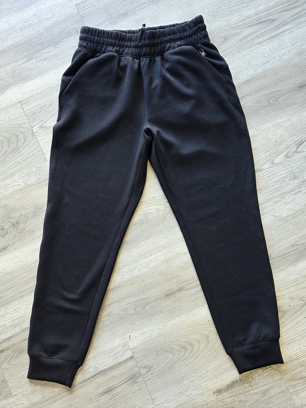 Spyder Men’s Black Fleece Jogger Sweatpants Medium